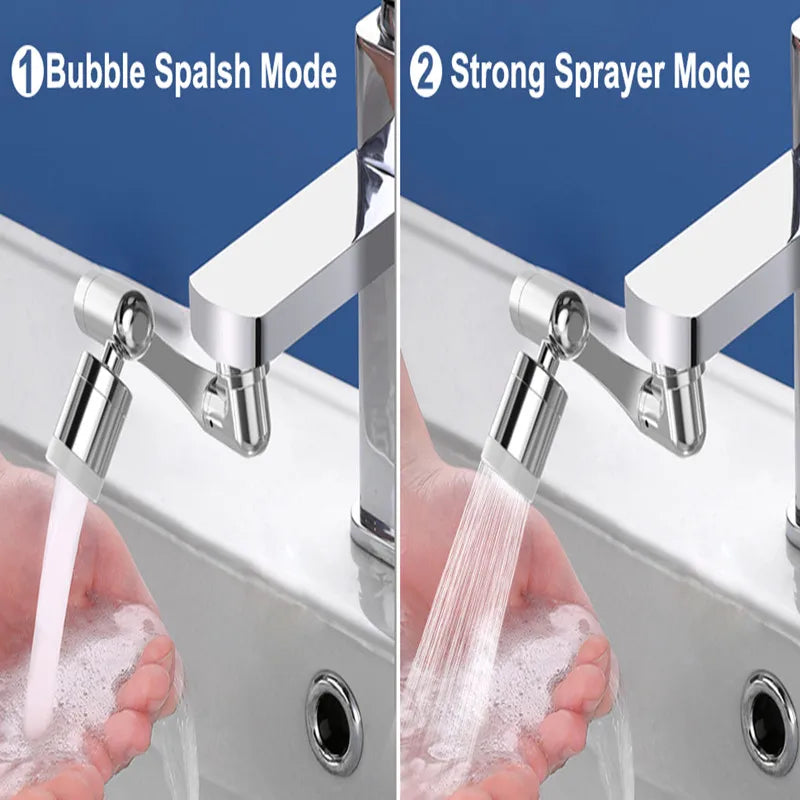 Cabezal Giratorio Metálico 1080° para Grifos de Cocina o Lavabo