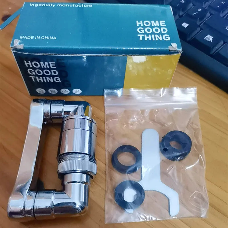 Cabezal Giratorio Metálico 1080° para Grifos de Cocina o Lavabo
