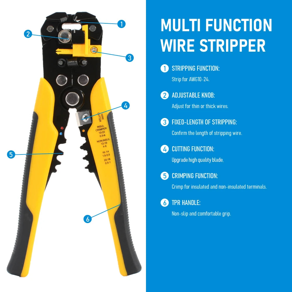 Corta-Cables Pro Multifunción 3 en 1