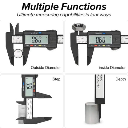 Calibrador Digital Vernier Pro 150mm – Alta Precisión