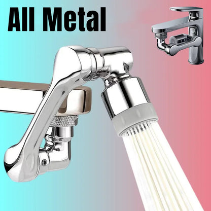 Cabezal Giratorio Metálico 1080° para Grifos de Cocina o Lavabo